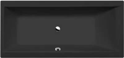 Immagine prodotto di CLEO vasca rettangolare 160x75x48cm, nero opaco