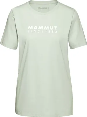 Image de T-shirt Mammut Core pour femme avec logo, argent sauge, XS, Mammut