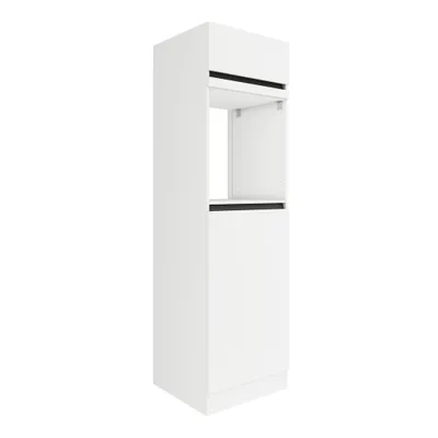 Produktbild von Küchen Kühlschrankumbau Luca HOMK660-0+ in weiß matt 60 cm breit