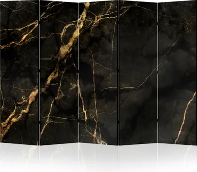 Produktbild von LUMASOUL Paravent doppelseitiger, Paravent Raumteiler Innen, Motiv Marmor, 225x172 cm