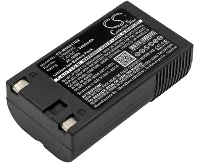 Obrázek produktu pro TECHTEK Baterie kompatibilní s [Handiprinter] 6017, pro [Monarch] 6017 Handiprint, 6032, 6032 Pathfinder, 6039, 6039 Pathfinder, 9460 Sierra Sport,