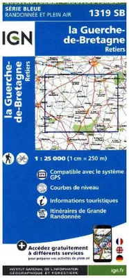 Image de La Guerche, Bretagne, échelle 1:25 000