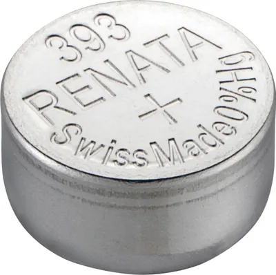 Produktbild von RENATA Knopfzelle 393, 80mAh, Silberoxid