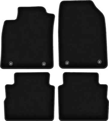 Immagine prodotto di Tappetini in velluto per Opel Vectra C (2003-2008, station wagon) neri, set 4 pz, con fissaggi