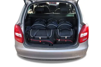 Produktbild von Skoda Fabia Kombi 2007-2014 Kofferraumtaschen Set 5 Stk