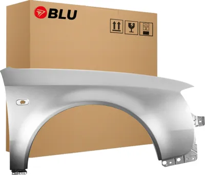 Immagine prodotto di BLU Parafango compatibile con Audi A6 C5 LY7W Destra Silber SilberSee LichtSilber | 1997-2001 | Anteriore | Verniciato | Pronto per il montaggio | Acciaio