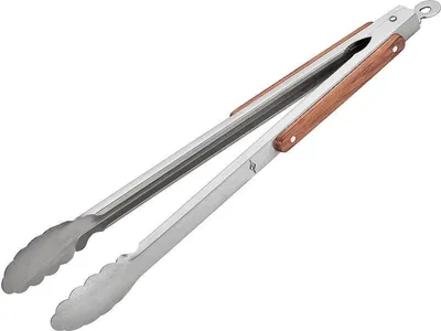 Zdjęcie produktu dla Küchenprofi 1066392845, Szczypce, Stal nierdzewna, Drewno, Stal nierdzewna, Drewno, 389 g