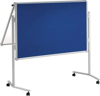 Produktbild von MAUL Moderationstafel MAULpro 150 x 120 cm mobil klappbar blau weiß