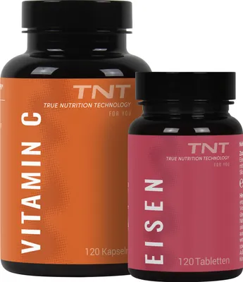 Produktbild von TNT Eisen + Vitamin C Bundle Bundle ohne Geschmack