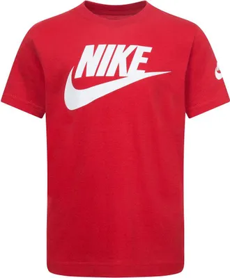 Produktbild von Nike Kids Futura Kurzarm-t-shirt Rot 5-6 Years Jungen,Mädchen Rot 5-6 Years