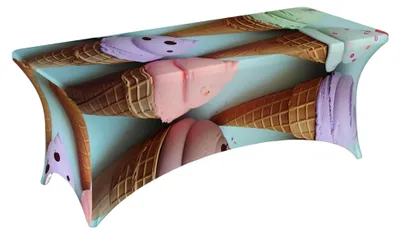 Produktbild von Stretch-Elasthan-Tischdecke für rechteckige Tische, dekorativ für drinnen und draußen, waschbar, geeignet für Veranstaltungen, Hochzeiten und Partys