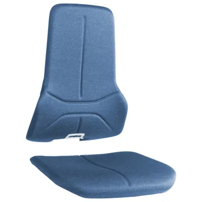 Produktbild von Bimos Polster für Arbeitsstuhl Neon, ESD, Stoff, blau 9588E-TL02 (Neon Auflage)