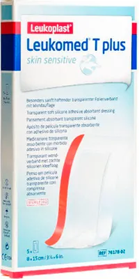 Obrázek produktu pro Bsn Medical Leukomed T Skin Sensitive 8X15cm 5U
