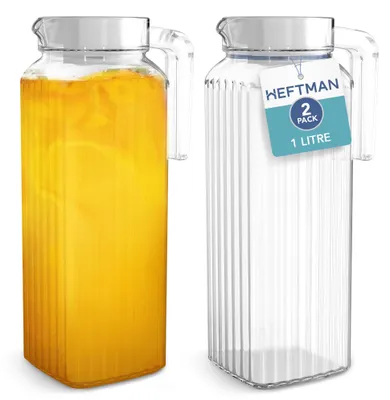 Produktbild von HEFTMAN Wasserkrug aus Glas für Kühlschrank