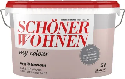 Produktbild von Schöner Wohnen My Colour Wandfarbe Deckenfarbe 5 L Blossom