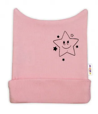 Immagine prodotto di Cappellino neonato Baby Nellys, Baby Little Star - Rosa