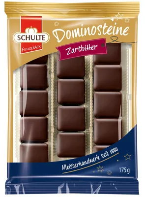 Produktbild von Schulte Dominosteine Zartbitter 175g