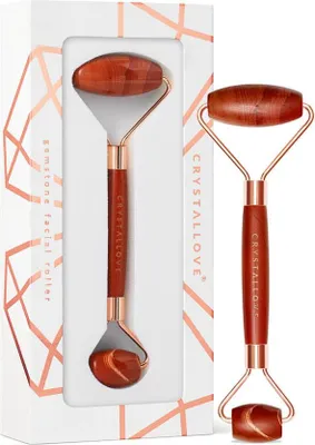 Immagine prodotto di Massaggiatore facciale CRYSTALLOVE in diaspro rosso