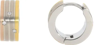 Produktbild von BOCCIA Titanium Brillantcreole 0592-03