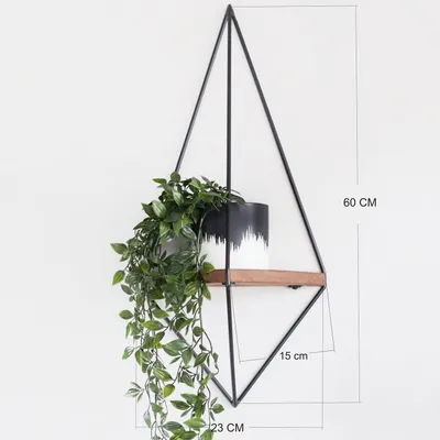 Produktbild von Skye Decor, Wr039, Wandregale, Nussbaum, Holz, 60 x 23 x 15 cm