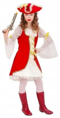 Image de "PIRATEN KAPITÄN" (robe, chapeau) - Taille : 128 cm / 5-7 ans