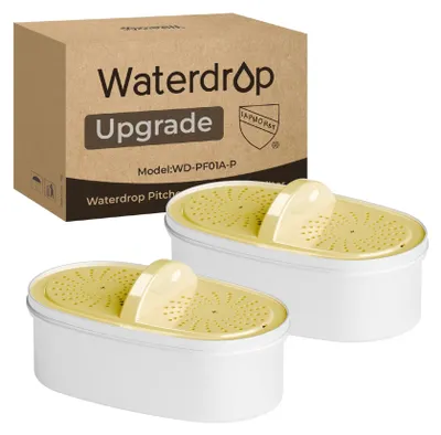 Wasserfilter-Ersatz, 2er-Pack, NSF 53/42/372, reduziert Schadstoffe