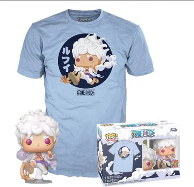 Produktbild von Funko Pop! & Tee - Luffy Gear Five + Shirt - Maat S