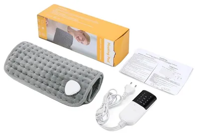 Produktbild von Wärmekissen, 10 Temperaturstufen, Maschinenwaschbar, GRAU, EU-Stecker