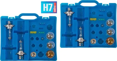Image de 2x Coffret d'ampoules de rechange pour voiture H7 Phares de frein Clignotant Feu arrière