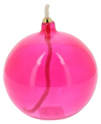 Image de Lampe à huile rose en verre, 10 cm -