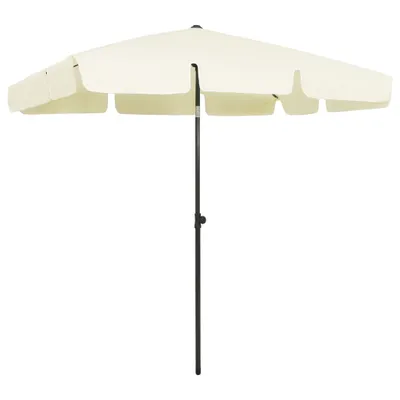 Produktbild von Vidaxl Strandparasol 200x125 cm sandig gelb