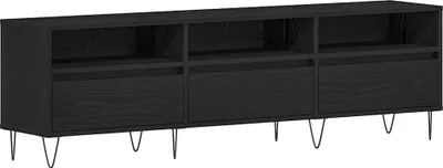 Produktbild von TV-Schränk Schwarz Eichen-Optik 150 x 30 x 44,5 cm