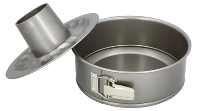 Immagine prodotto di Teglia BIRKMANN con 2 basi, Ø 24 x H 8,5 cm, Con base piatta e tubolare, bordo extra alto, Antiaderente