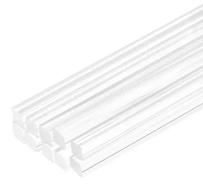Acrylstäbe 3 mm x 200 mm, 10 Stück, transparent