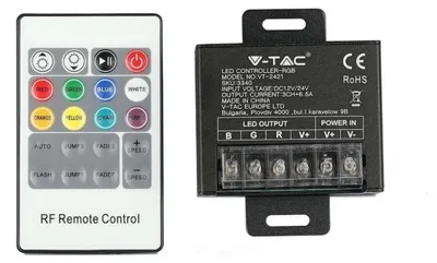 Immagine prodotto di V-TAC VT-2421 Controller dimmer per strip LED RGB con telecomando - SKU 3340