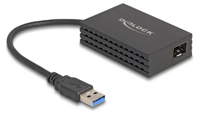 Immagine prodotto di Adattatore di rete Delock - USB 3.0 - Gigabit SFP x 1
