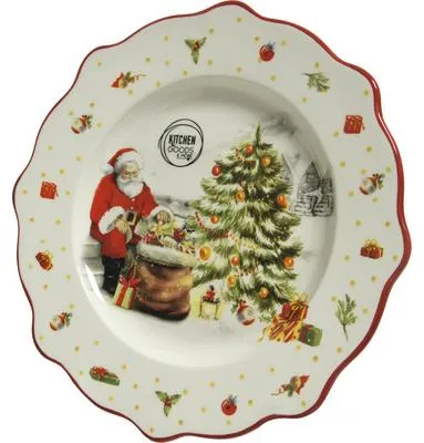 Obrázek produktu pro Dekorativní talíř Santa 22 cm