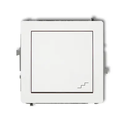 Image de Interrupteur inverseur DWP-3 KARLIK ELEKTROTECHNIK | DECO SERIE | BLANC | Prises Interrupteur Cadre