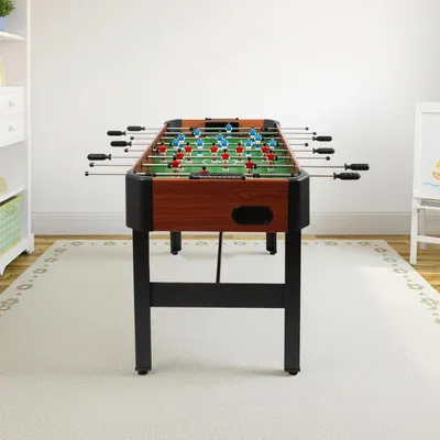 Immagine prodotto di Calcio balilla - Tavolo da calcio balilla - Dimensioni 120×61×81 cm - 8 aste - Per la casa/il soggiorno - Verde