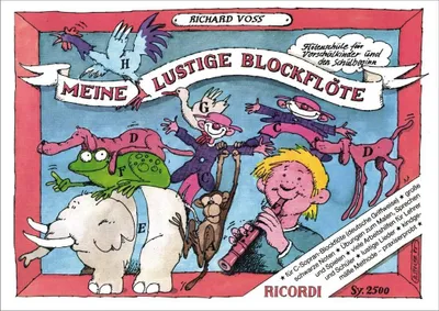 Blockflötenschule Band 1 für Vorschulkinder, deutsche Griffweise
