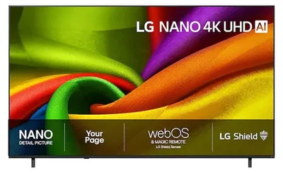 Produktbild von LG NANO 4K UHD AI 85NU850B6LA, 2,16 m (85"), 3840 x 2160 Pixel, LED, Smart-TV, WLAN, Schwarz
