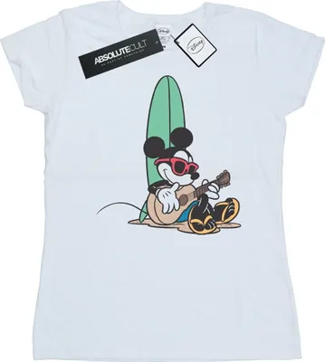 Produktbild von Disney - "Surf And Chill" T-Shirt für Damen BI32394 (L) (Weiß)