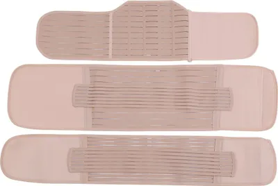 Imagen del producto de 3 unidades/juego: Faja posparto para recuperación abdominal después del embarazo.