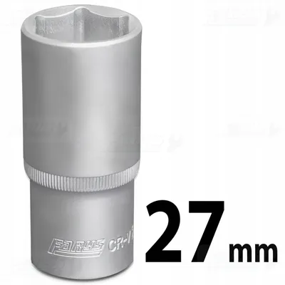 Obrázek produktu pro Farys FR1254, šestihranná očková klíč 27 mm, 1/2 palce, dlouhá, vyrobená z CrV oceli