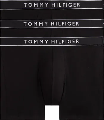 Produktbild von Tommy Hilfiger Herren 3er Pack Boxershorts Briefs aus Baumwolle mit Stretch, Sch