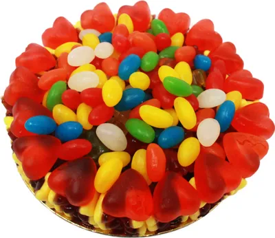 Produktbild von Fruchtgummi Torte mit Rote Grütze Bärchen süße Geschenkidee 600g