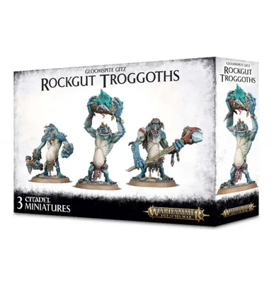 Zdjęcie produktu dla Warhammer Age of Sigmar Gloomspite Gitz Rockgut Troggoths