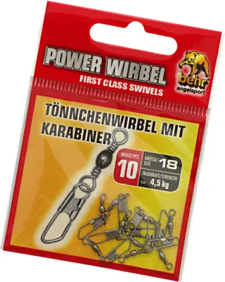 Produktbild von Tönnchenwirbel mit Karabiner Neu Gr. 18