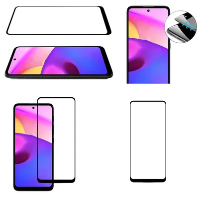 Obrázok produktu pre Pre Motorola Moto E40 3D Display Full LCD H9 Tvrdené sklo Black Film Armour New
