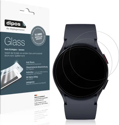 Obrázok produktu pre 2x ochranná fólia pre Samsung Galaxy Watch 6 40 mm matná - proti nárazom 9H fólia dipos Glass plastové sklo